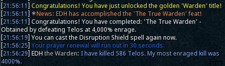 Vauts3's tweet photo. Golden Warden done. :) Thank you free death week. https://t.co/u0f4MoM21d