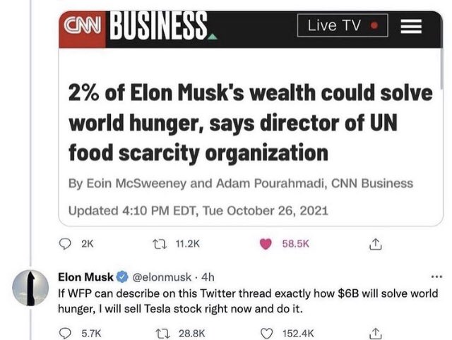 Irenologist's tweet photo. 👌🏾. This will get things moving. I know a few people who may have an idea or two @elonmusk. That’s a great incentive. https://t.co/VafPlJQLu6