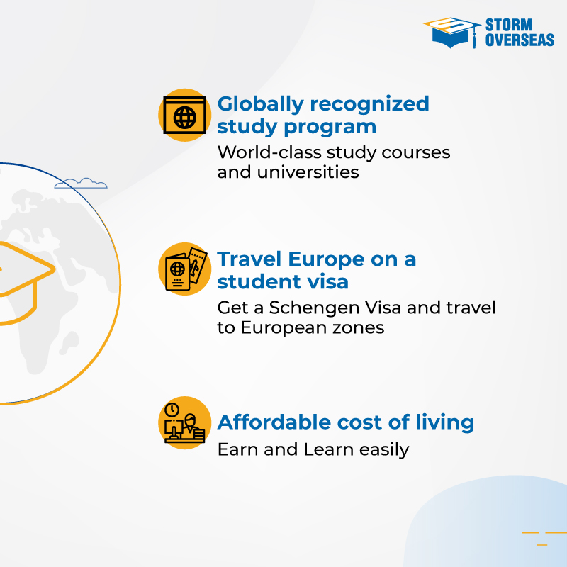 Want to know more about the universities and the application process, download the StormOverseas app today. 

Android - bit.ly/2ZDXCYd
iOS - apple.co/3maTRBb

#StormOverseas #JoinTheStorm #StudyAbroad #STudyWithStorm #StudyInGermany #GermanyEducation