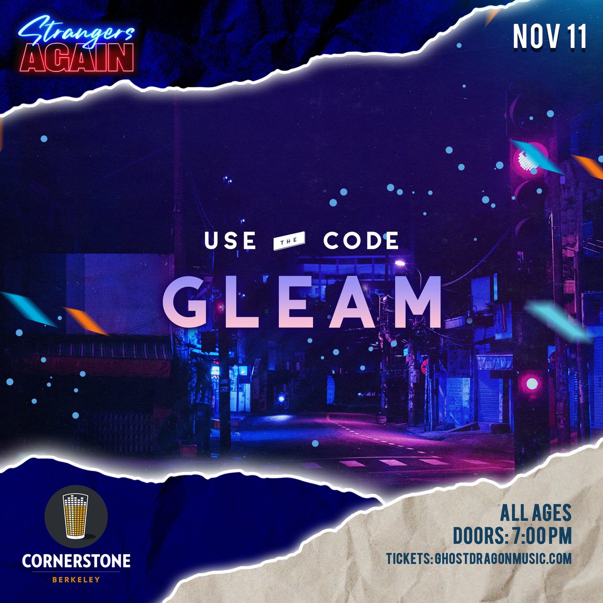 💜 NOVEMBER 11, OUR VERY OWN @yerinpa78116131 (YERINMYWAY) WILL BE OPENING FOR <a href="/itsGhostDragon/">GhostDragon</a> STRANGERS AGAIN <a href="/CornerstoneBerk/">Cornerstone Berkeley</a> 💜
USE CODE “GLEAM” WHEN CHECKING OUT, see you all there😈