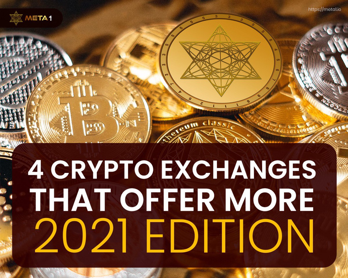META1Coin's tweet photo. 4 Crypto Exchanges That Offer More โ 2021 Edition
AS you journey further into the blockchain sector, it becomes obvious that there are more crypto exchange options than ever.
Read more: https://t.co/2nZYU7cPnj
Visit us: https://t.co/WqorRPkUyg
#meta1 #meta1coin https://t.co/im1wXDaxxM