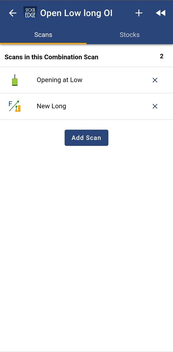 vivbajaj's tweet photo. #ComboScan suggested by @jyotibudhia during #ELMLive
Stock with the same open and high and new short position buildup is the signal of further weakness.
And stocks with the same open and low and new long position is the sign of follow on strength.
This is interesting. https://t.co/80YPxhOa0b