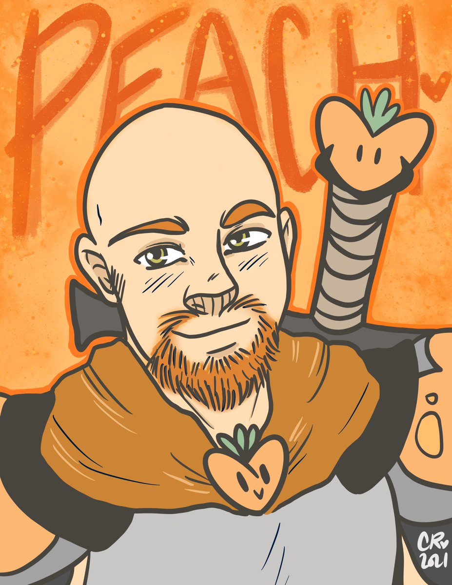 Peach Poster Touchup tonight as well! <3🍑