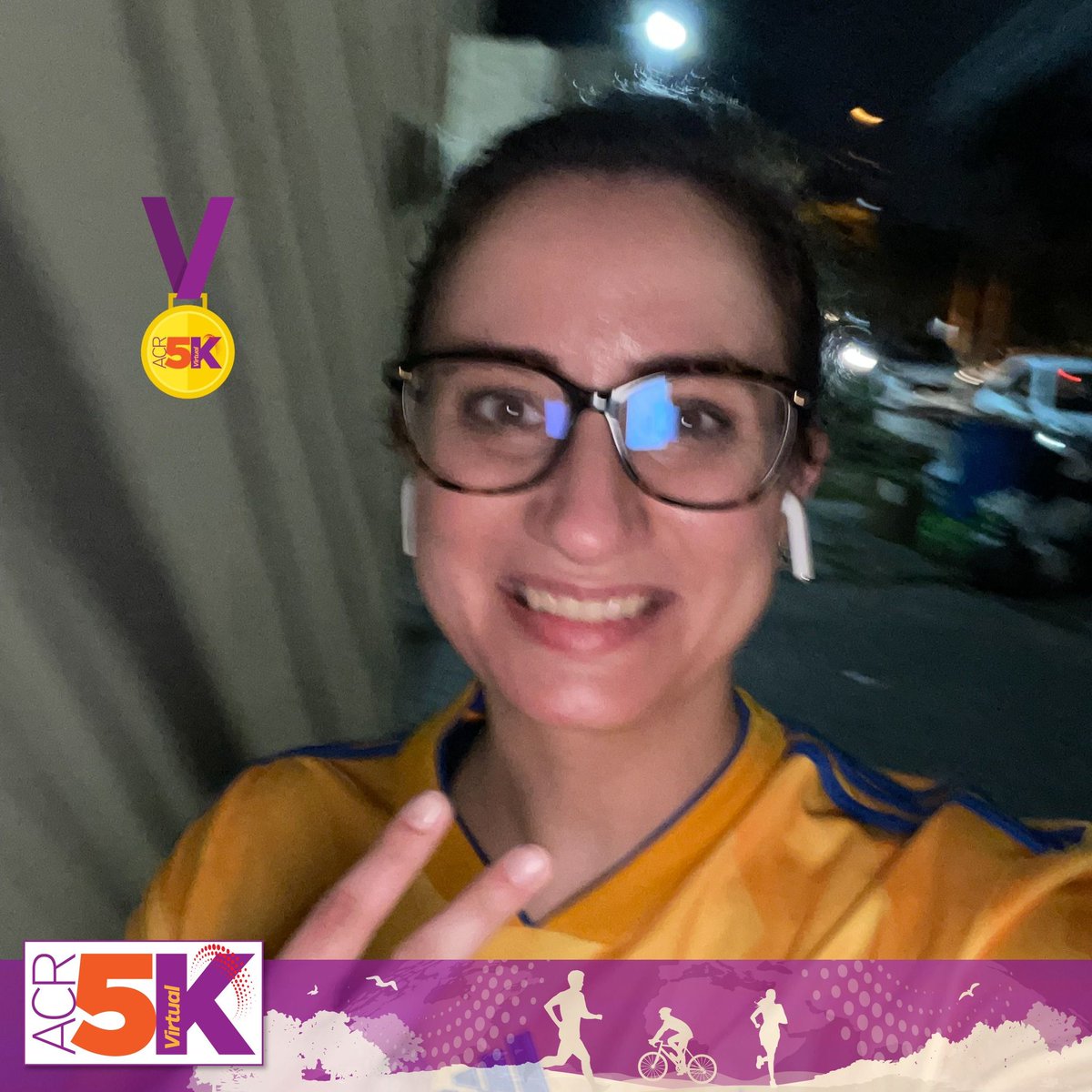 EmmaPuron's tweet photo. Finished my 5k virtual walk 🙌 #ACR21 #reumafit #5kvirtual #acrconvergence #mexico #tigres https://t.co/z1ccFkVeCK