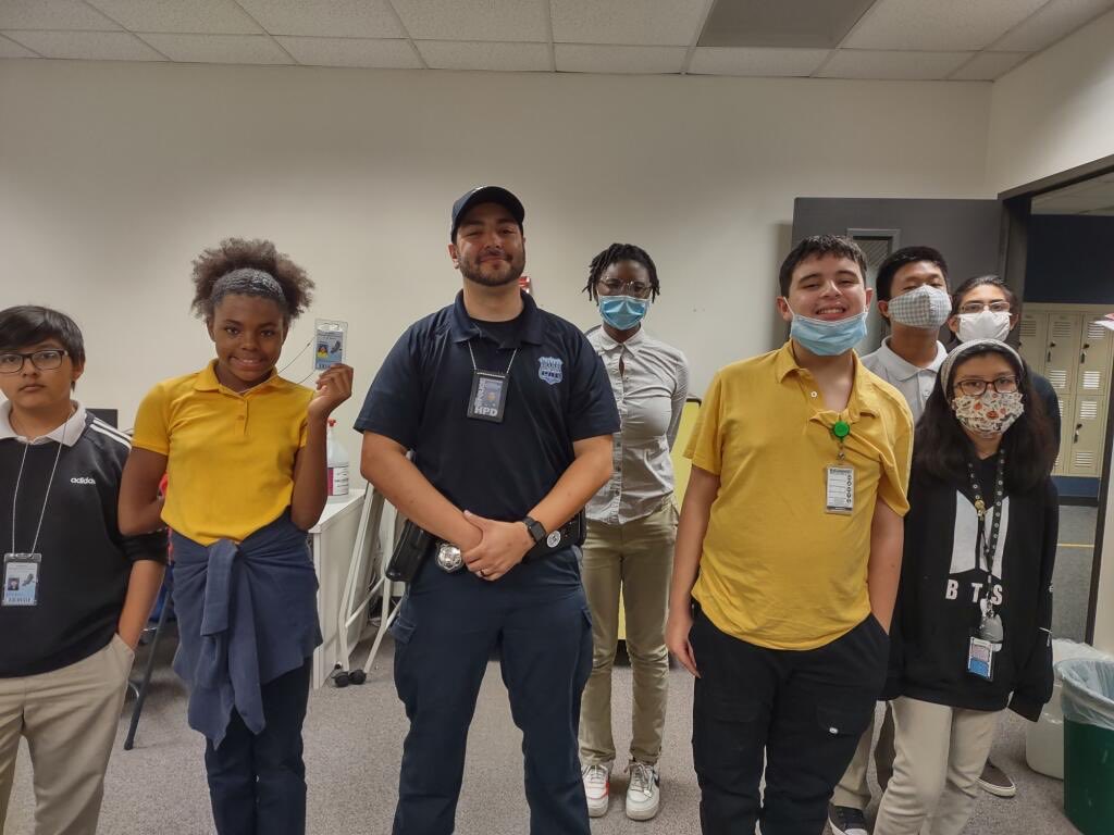 killoughcia's tweet photo. Houston Police Department  Mentorship @KMS https://t.co/0Okl5oZy3V