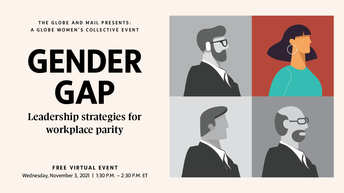 globeandmail's tweet photo. Women occupy just 13 percent of senior executive roles at Canada’s largest companies. Join The Globe for a webcast on Nov. 3 as we share strategies on what the C-suite can do to close the gender gap at work.  #GlobeGenderGap

Sign up:  https://t.co/PrQ9nCyEJe https://t.co/CvbutAAE1F