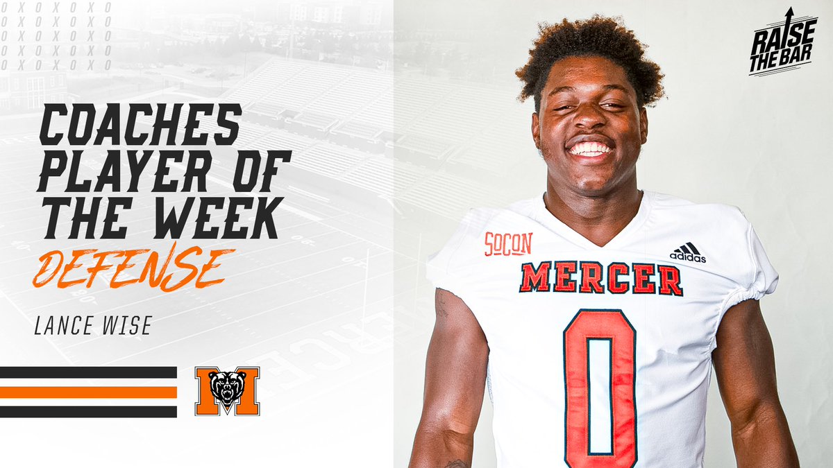 MercerFootball's tweet photo. Meet our coaches picks for Week 8 - Players of The Week

#RaiseTheBar | #RoarTogether https://t.co/SmJhuCDD26