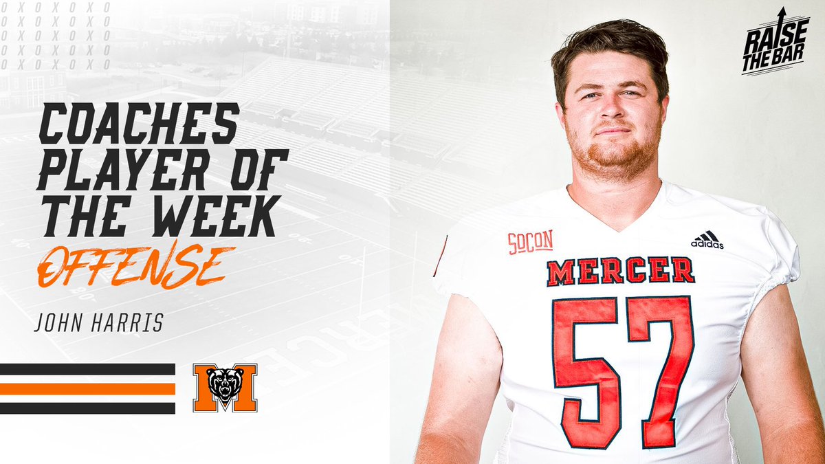 MercerFootball's tweet photo. Meet our coaches picks for Week 8 - Players of The Week

#RaiseTheBar | #RoarTogether https://t.co/SmJhuCDD26
