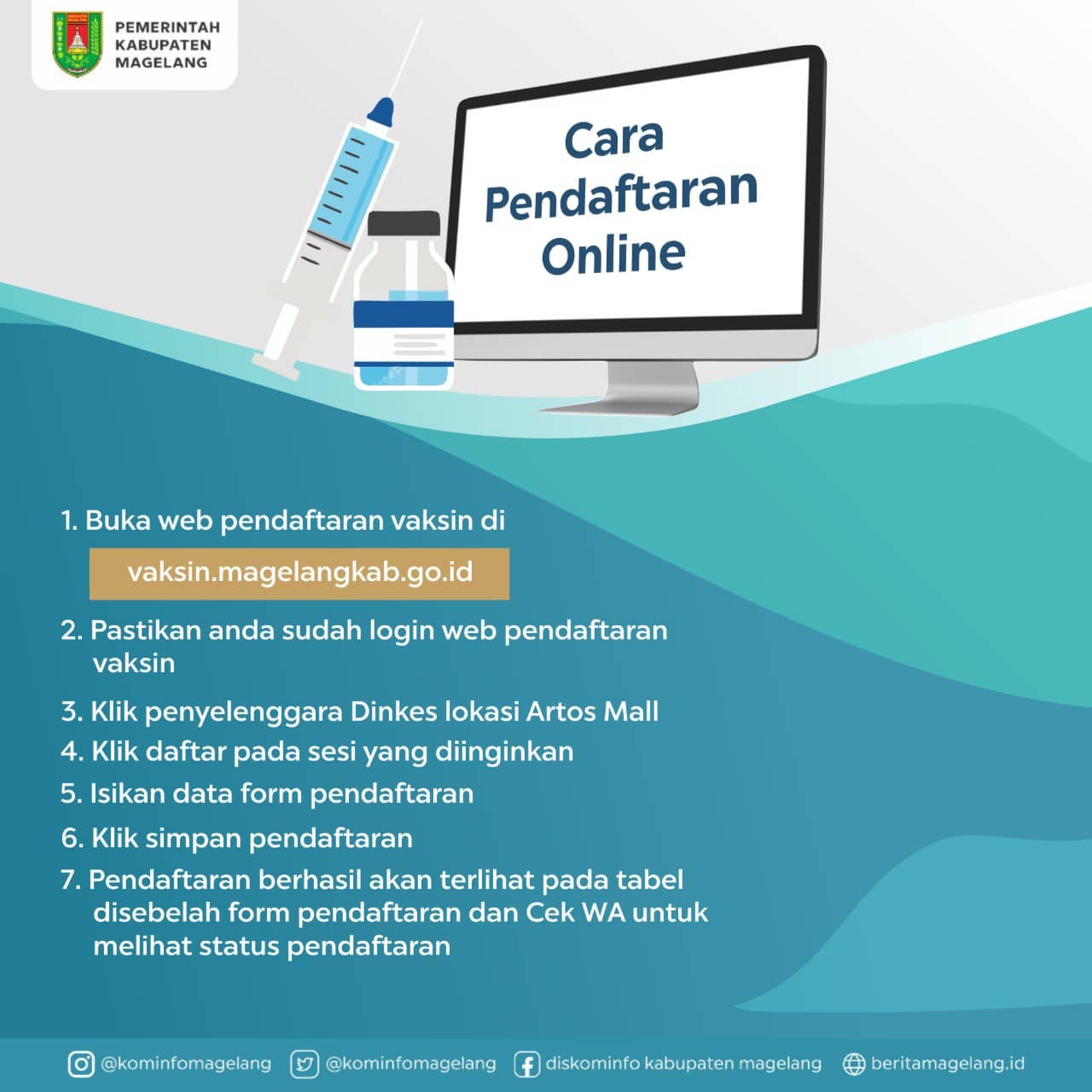 Sudah daftar vaksin tapi tidak hadir