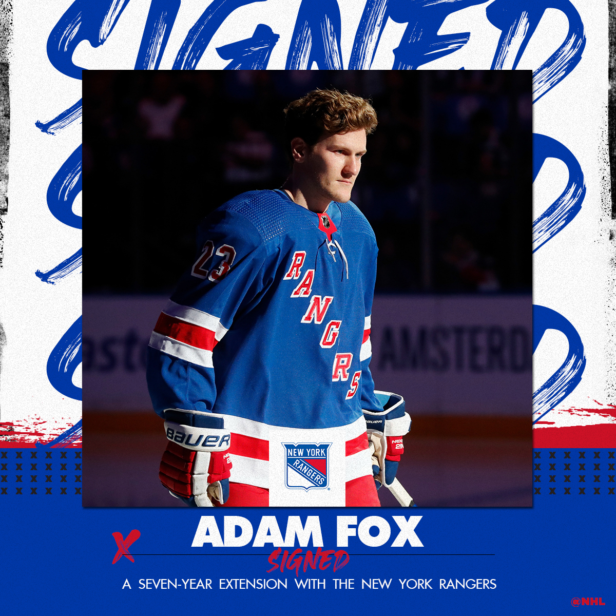 Adam Fox on X: Honored to be named to the #NHL22 Team of the Year