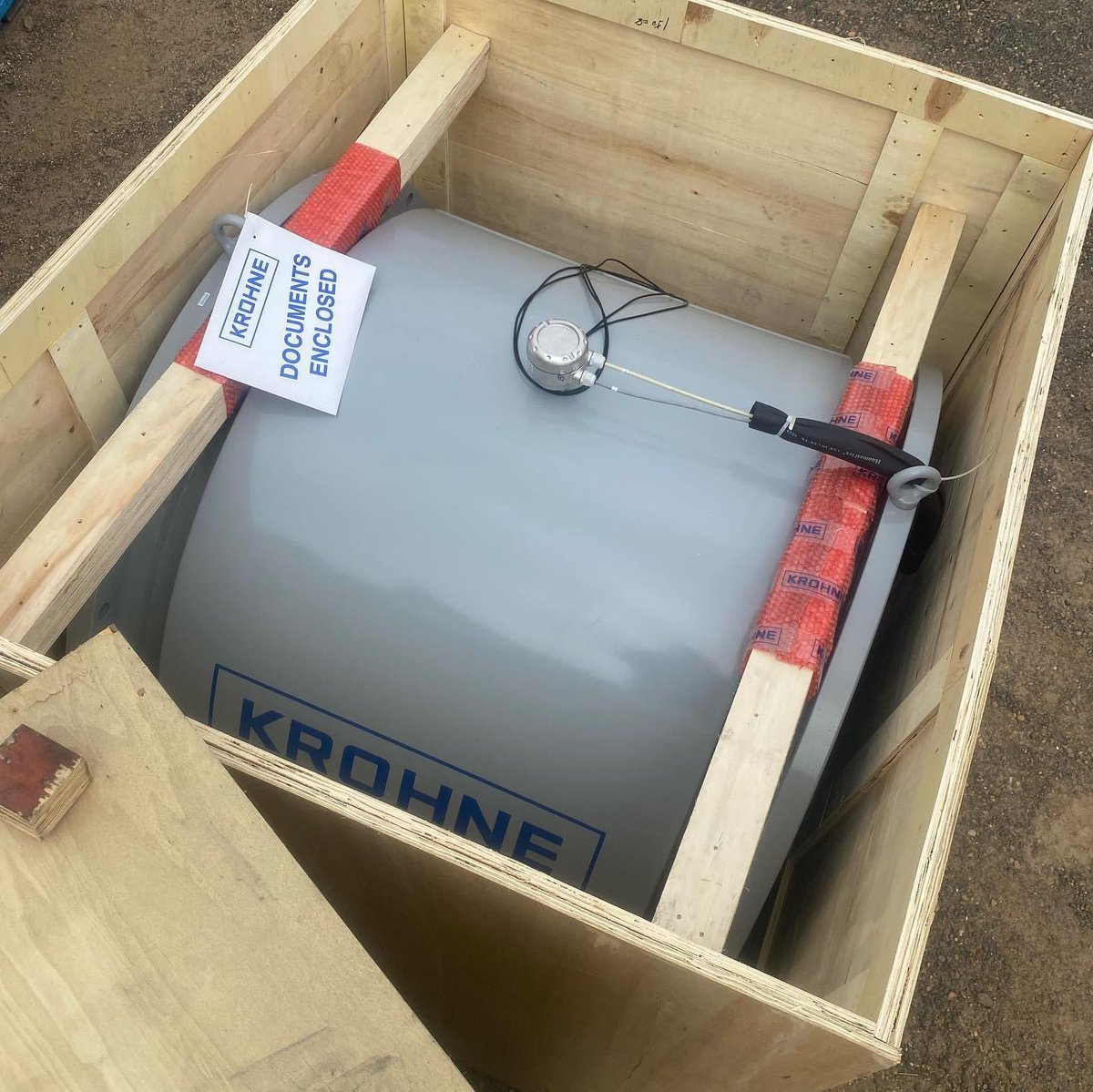 RyanHuntAgFlow's tweet photo. A Twin set of 1400mm NB Krohne 2300C flow meters just landed - ready for installation! https://t.co/wOtgJYfA4p