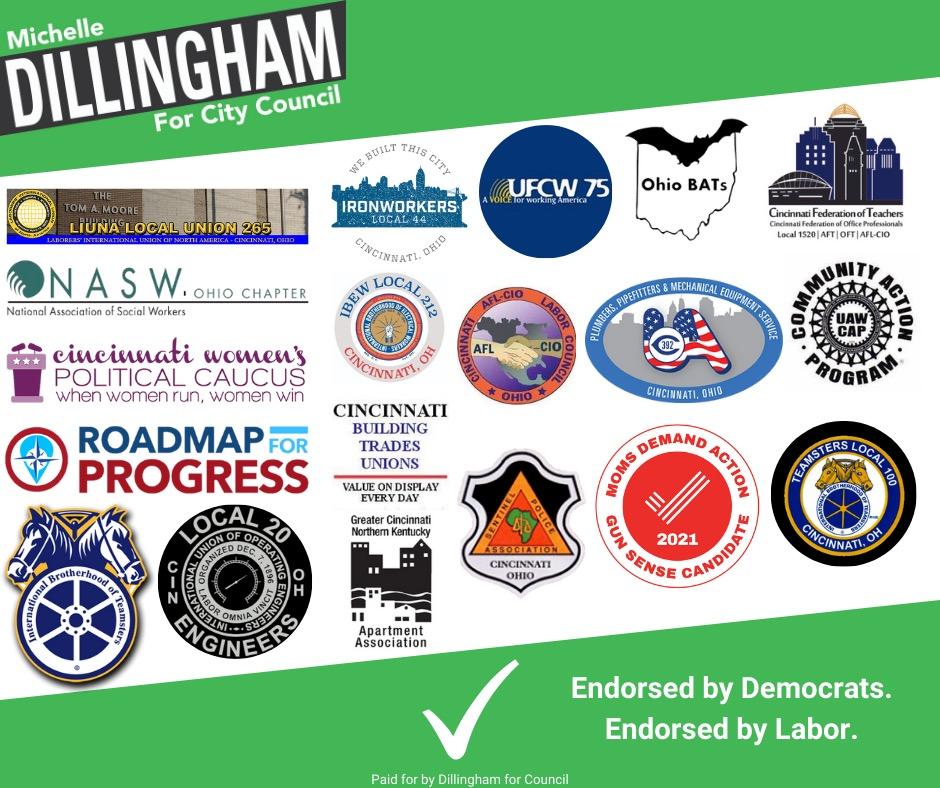 MichelleDunn513's tweet photo. Hey political twitter - we're just hours out until Election Day polls open in Cincinnati neighborhoods. I'll also be celebrating my birthday Tues. Nov 2nd, so let's party and Get Out The Vote for yours truly! #VoteDillingham https://t.co/Bu01acDFxa