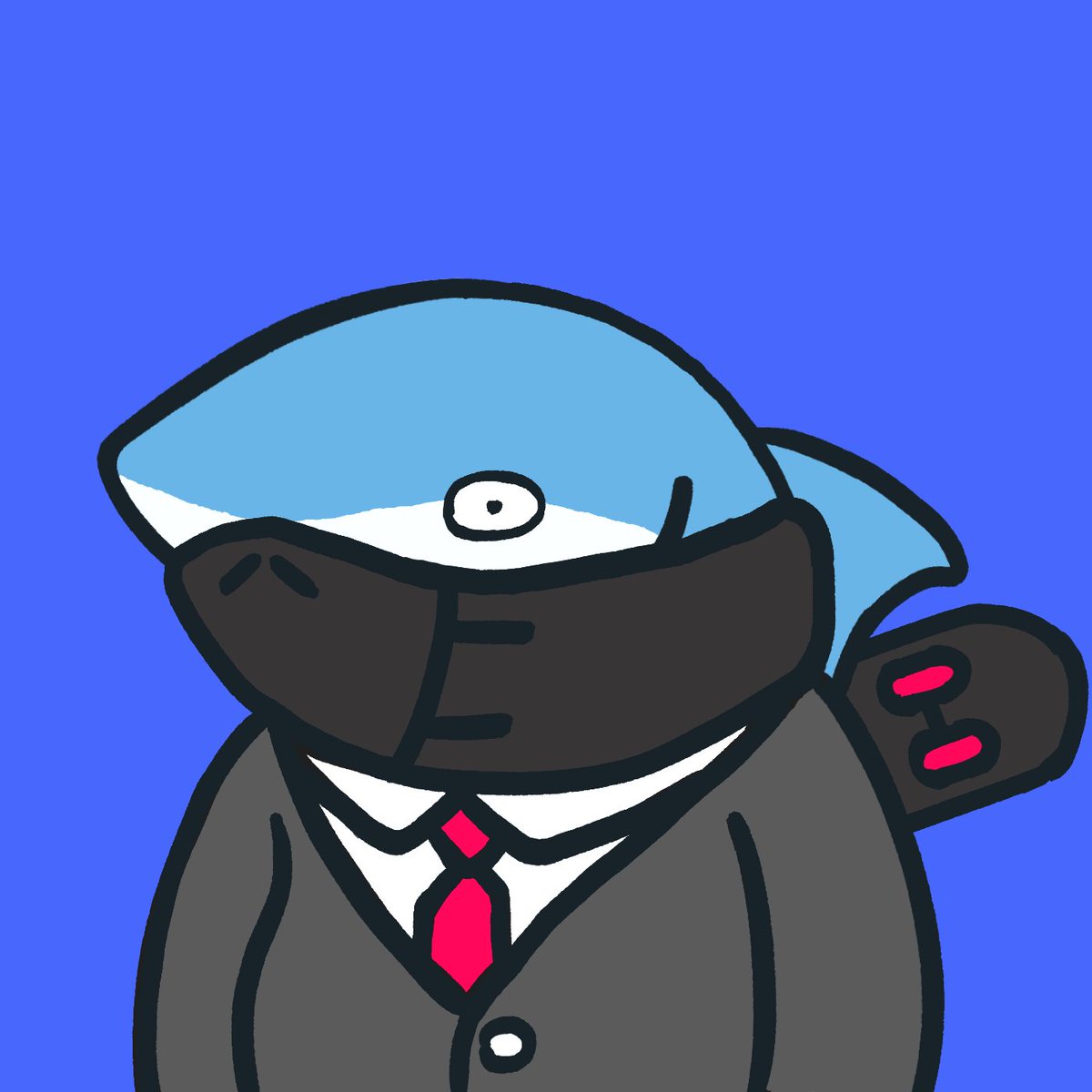 SharkplanetNFT's tweet photo. Hi, i'm suit from shark planet now available.https://t.co/lhMmqJnASn via @opensea https://t.co/tUSAaQTO3W