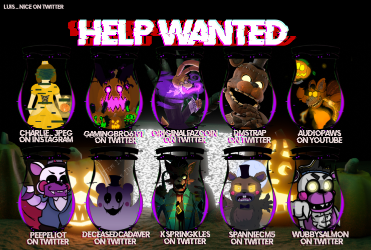 sunfurryy's tweet photo. More of The #HalloweenFNAFCollab !! #FNAF https://t.co/KuREKAM9zK