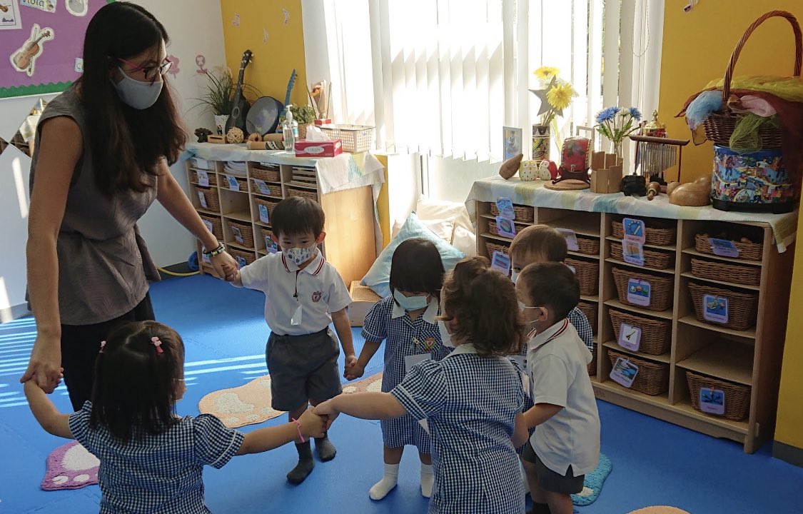 The Pre-K children have been busy exploring and experimenting with ways to make sounds using various percussion instruments in their music lessons #KowloonTong #Kindergarten #AnfieldSchoolHK #HongKongSchools