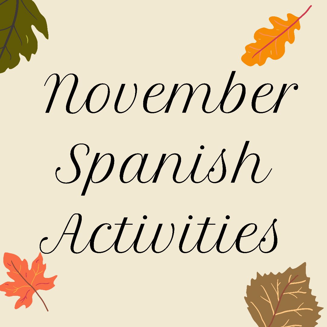 partsoflanguage's tweet photo. November Spanish Activities!
Click to get access to the activities:

https://t.co/EURt5lWGcc https://t.co/P9439FS5FY