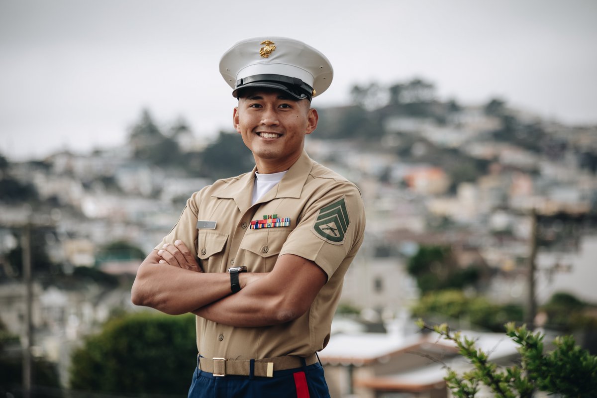 SFOMarines's tweet photo. Meet SSgt. Casey Lim - He is your local recruiter in the San Francisco area. SSgt. Lim's primary job is Aviation Airframes Mechanic. He has served 8 years in the Corps and has been stationed at MCAS Yuma and with the 31st MEU. Check out our Instagram for his full bio. https://t.co/A8a4TE9ZUV