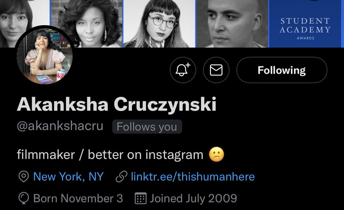 I’m boosting an Asian American creator every day this year.

This is @akankshacru - a writer/director/actor whose remarkable short film CLOSE TO HOME COUNTRY just won a student Oscar. She’s seeking representation so agents and managers plz give her a follow🔥

#AASignalBoost