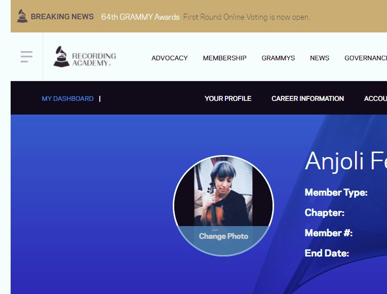 anjiviolin's tweet photo. 'Tis the season - & let the @RecordingAcad voting games begin!
🎵🎙️🎼 🗳️ 🎶
#music #musicislife
#GRAMMYs #grammyvoting
#musicnews
#RECORDINGACADEMY #MakingADifference https://t.co/rQ9t04TDte