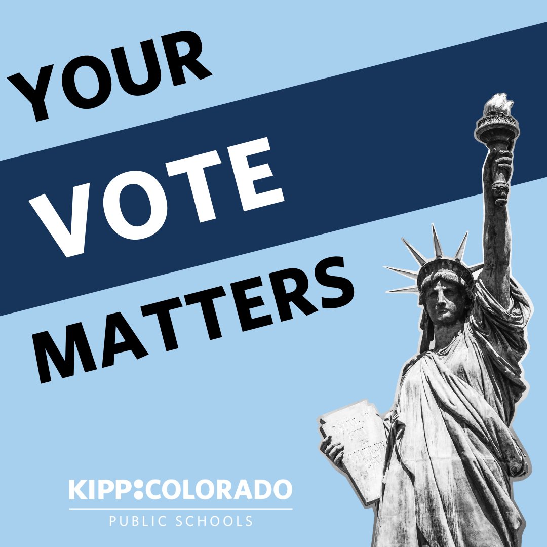 Tomorrow is election day!! If you have any voting related questions, this page is very informative: sos.state.co.us/pubs/elections… #KIPPVotes #GoVote