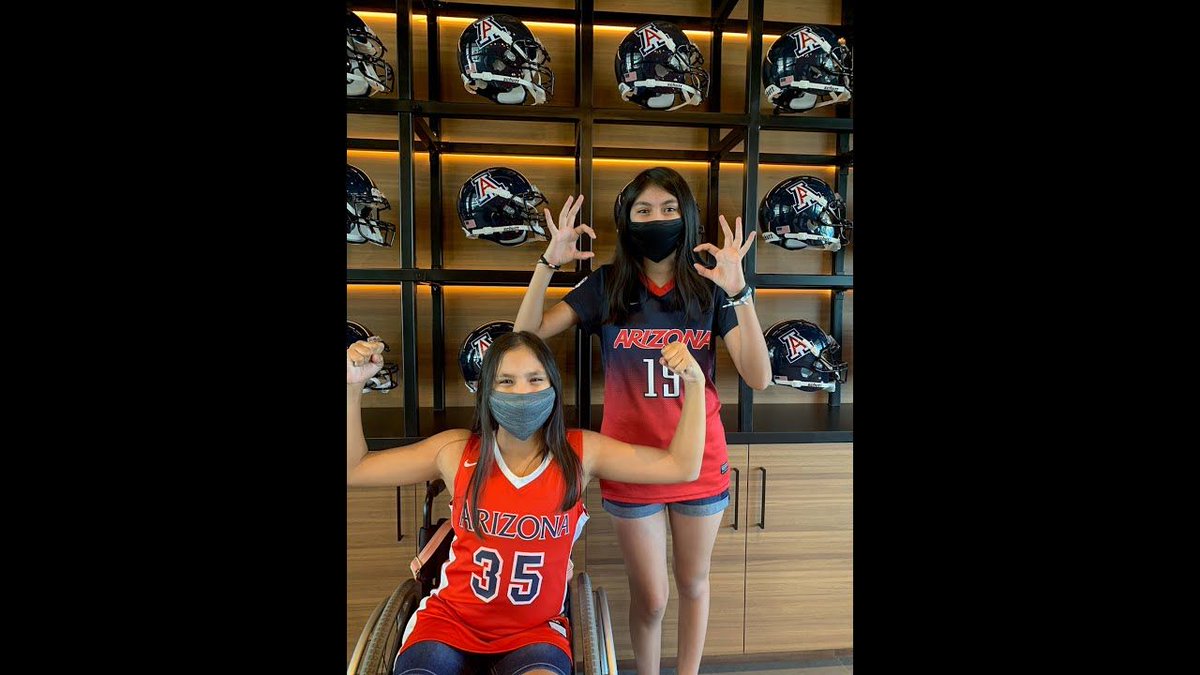 PPParasports's tweet photo. Meet Adrina! At 12, Adrina is a future #Paralympic #WheelchairBasketball player. along with her older sister, Mia, they provide online #fitness instruction. 

WATCH: https://t.co/wsEC00dfWw
#adaptedathlete #adaptedsports #SoCalAdaptedSports #inclusion https://t.co/J8SFLr2hIa