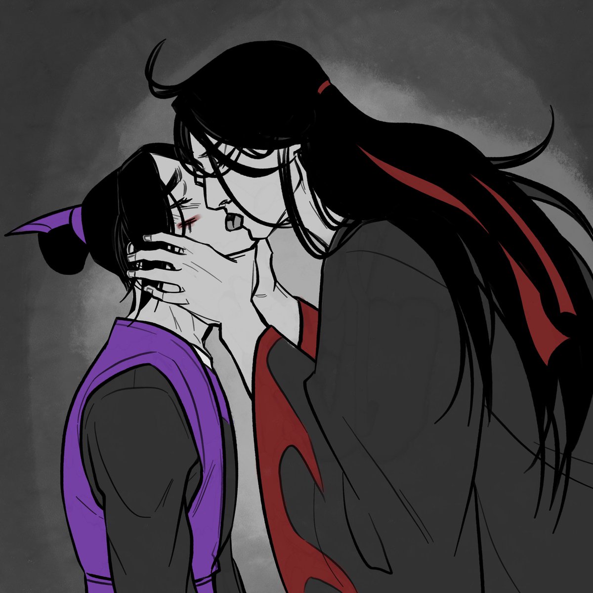Vic_draw_betah's tweet photo. #chengxianweek2021 day 2 -humiliation 
Idk what’s going on in this picture but let’s just let them #Chengxian https://t.co/O9hZ7MvUtK