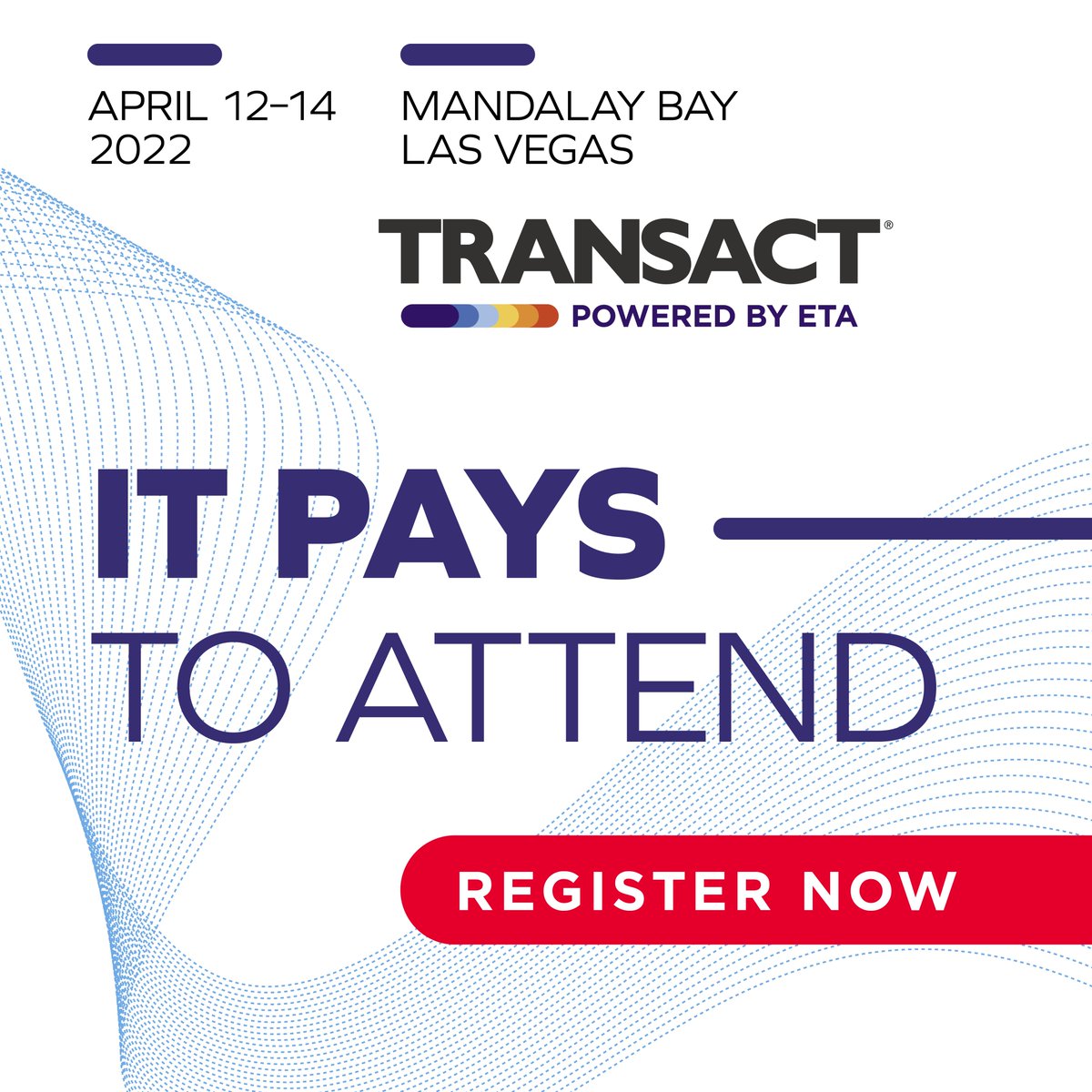 FixationMktg's tweet photo. We are thrilled to welcome our new client, the Electronic Transactions Association to the Fixation family and are so excited for them as they launch registration for their event, TRANSACT 2022 @ETATRANSACT , April 12 – 14 in Las Vegas. https://t.co/cbiRnadNyF