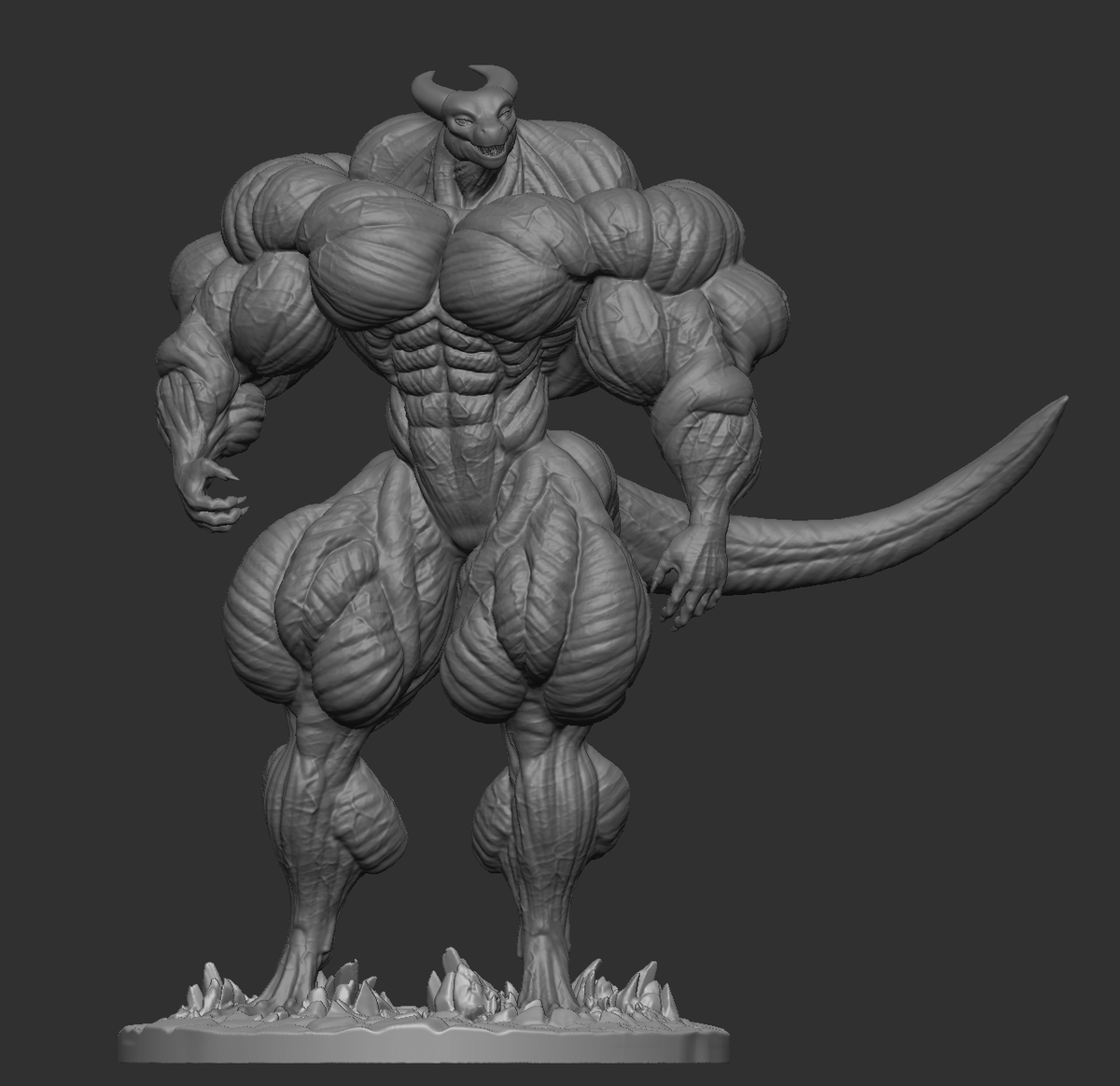 batbutthead's tweet photo. Sculpt itself. Based from my earlier model to make it quicker subject for experimenting. https://t.co/mbaI0l4bWB