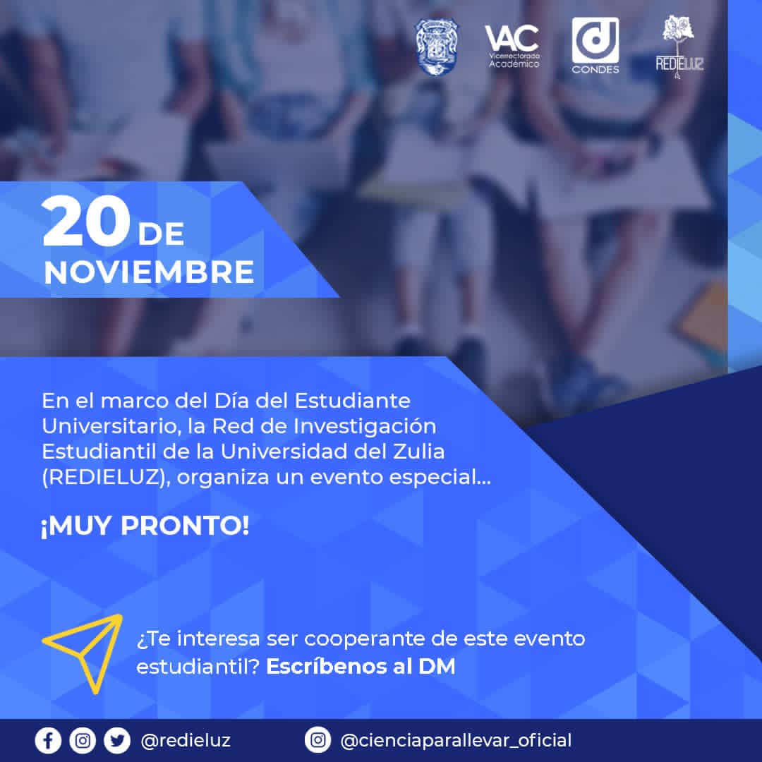 Queremos contarte que estamos organizando un evento muy especial dirigido a los estudiantes universitarios. 🤓💙

Muy pronto estaremos dando todos los detalles al respecto. 

¿Tienes alguna idea? Cuéntanos en los comentarios.