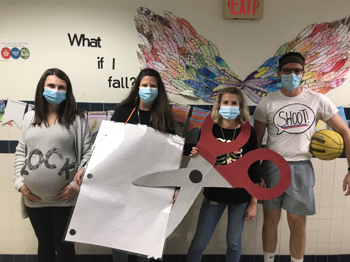 Rock, paper, scissors,… Third grade, you are so creative!