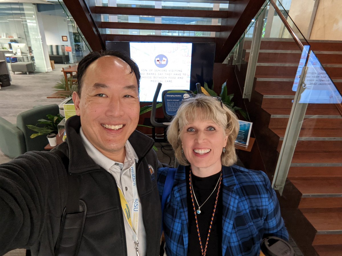 anthonyschow's tweet photo. Special thanks to Library Director Adriane Juarez and Park City Library for sharing your beautiful library with us! @SJSUiSchool @ParkCityLibrary #innovativelibraries https://t.co/C6ELK6rOUH