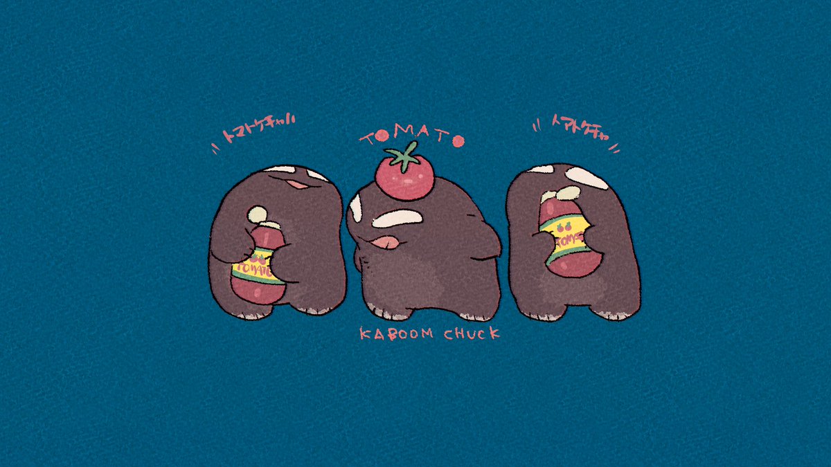 「ふわふわヴェノムとトマトケチャップ 」|かぶーむちゃっく✹のイラスト