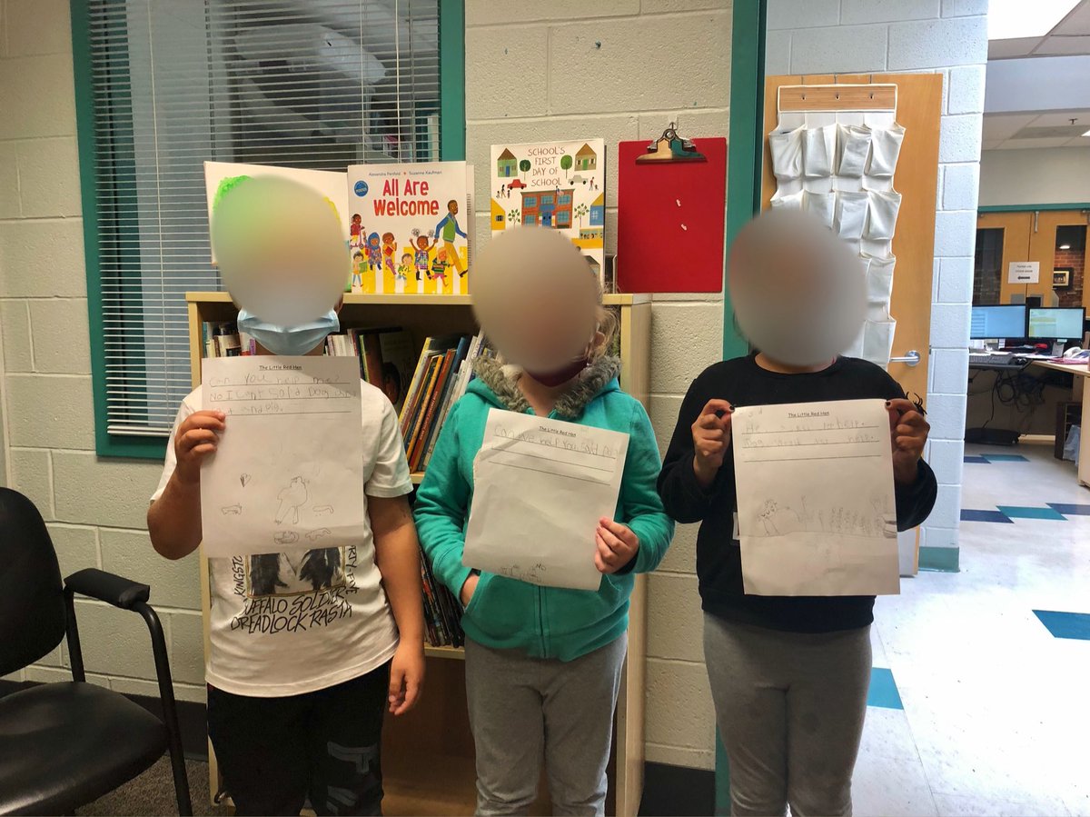 Always love a visit at the office from students who want to share their learning.  These  writers from Ms Pollocks class @FDRooseveltPS  have been working hard this year.