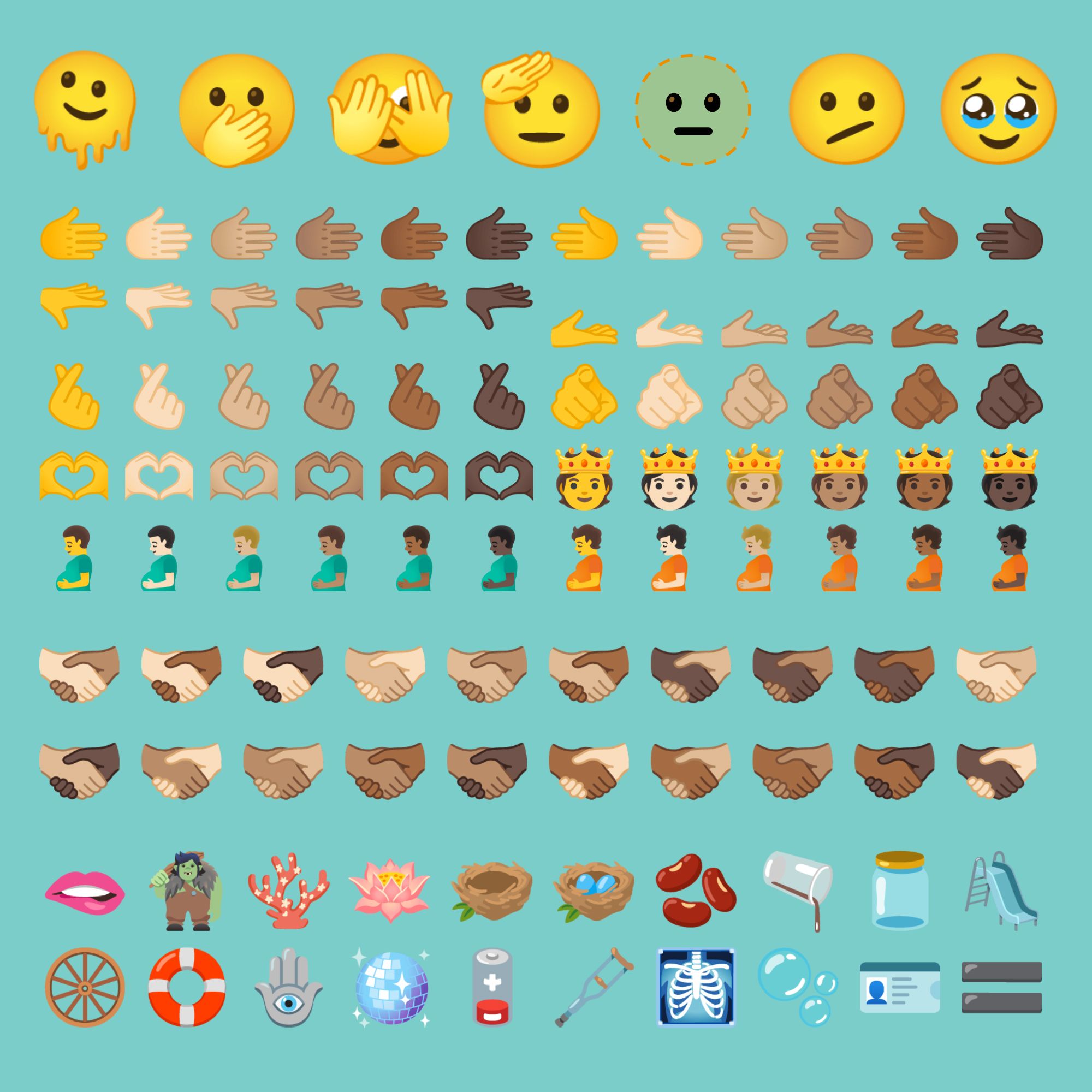 Emojipedia on Twitter "Android 12L includes support for Emoji 14.0