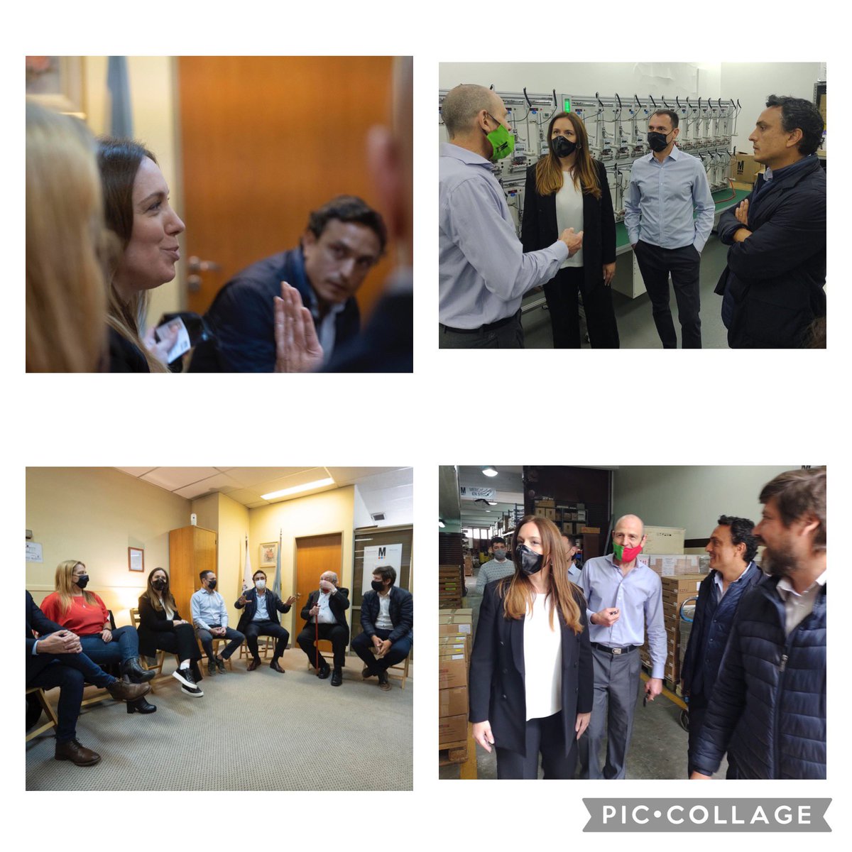 Dragustinpesce's tweet photo. Tenemos que liberar las fuerzas productivas de nuestro pais. Recorrimos con @mariuvidal y @sanchezfdo MYEEL S.A en donde también mantuvimos reunión con varios sectores PYMES de la Ciudad. Sin duda es por ahí! 💪🏼💪🏼💪🏼 https://t.co/DPfecAWPhW