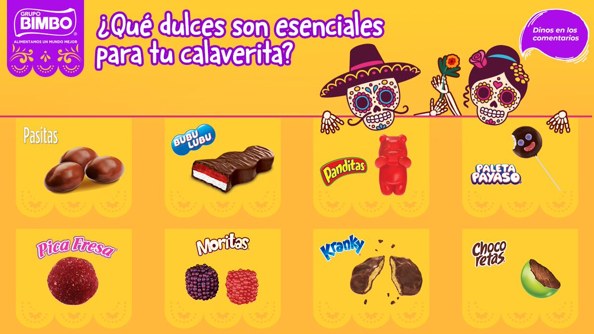 Hoy inician las celebraciones por el #DíadeMuertos en México. Prepara tu calaverita con <a href="/RicolinoMX/">Ricolino</a> y <a href="/Dulces_Vero/">Dulces Vero</a>.