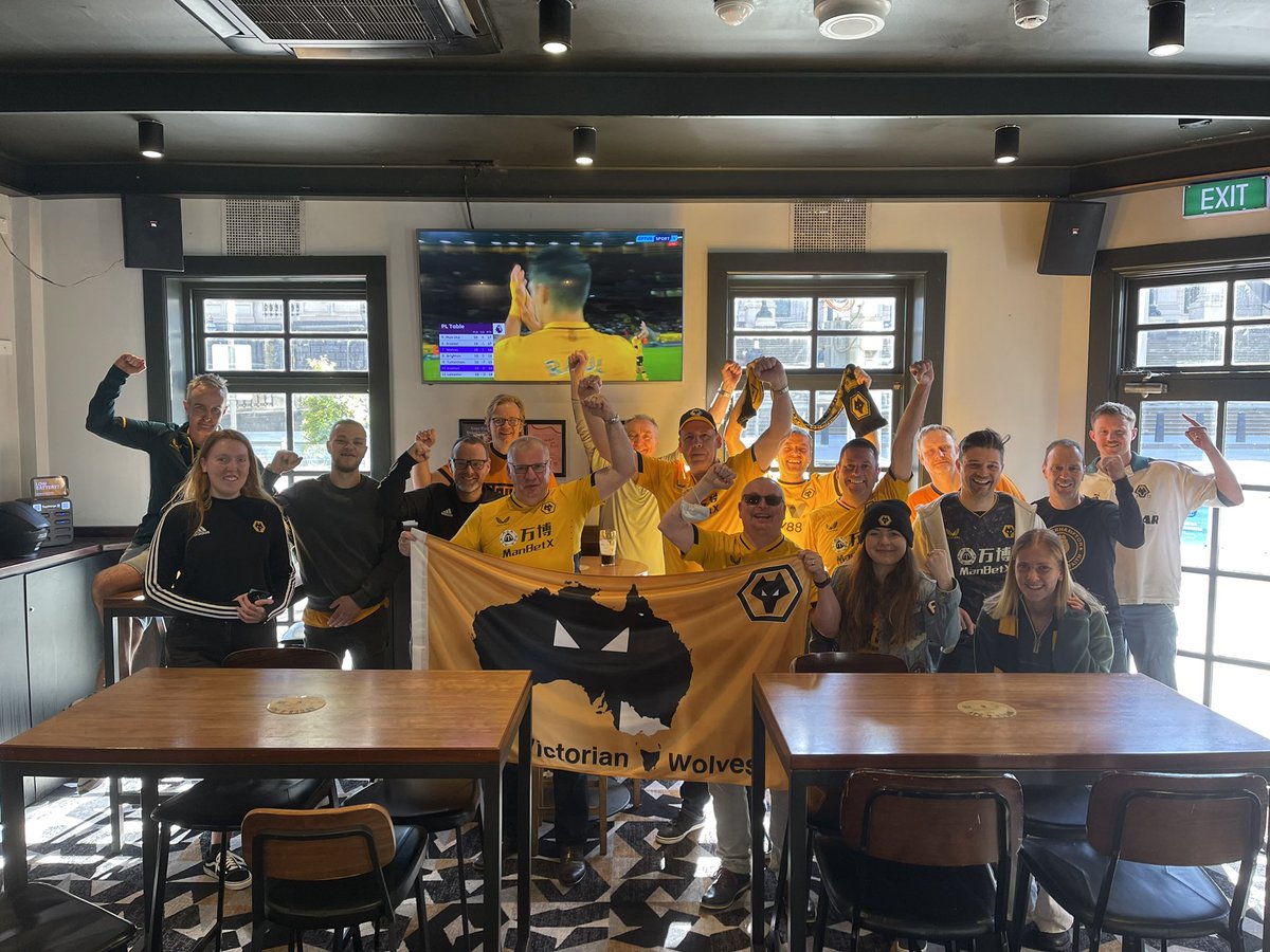 vicwolves_sc's tweet photo. Great way to start Cup Day, getting the band together @The_Impy. We also had the pleasure of meeting @FerrierSteph before kick off. Hope we didn’t make too much noise during the live crosses Steph! https://t.co/bgffW3ww9W