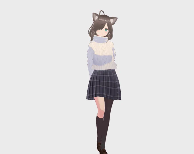 新人Vtuberくじょうデビューします(しません)
30分ていどである程度かわいいの作れるのすごいねVRoid
#VRoid 
