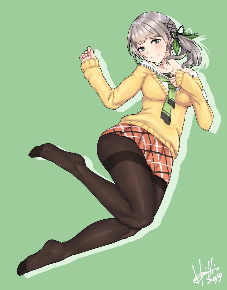 「#タイツの日 
#雛見沢くるみ
この方にとっては「鋼の鎧」😏 」|ほりシンのイラスト