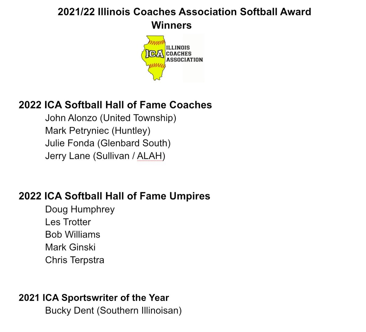 Congrats to our 2022 Hall of Fame members!