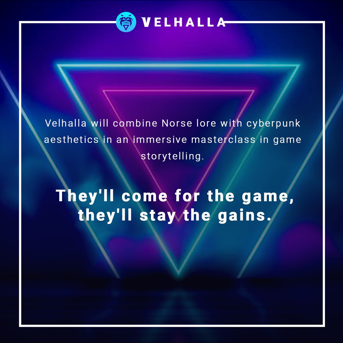 ScarQuest's tweet photo. Nordic lore + Cyberpunk looks = Velhalla

Kicking ass needs to look cool and work fast. That's why #velhalla will run on the #velas blockchain.

Come for the Game 🕹️ Stay for the Gains 🤑🕹

$SCAR #nft #games #bluezilla #metaverse #gamezone #VelasPad https://t.co/NFlU1VFLbi