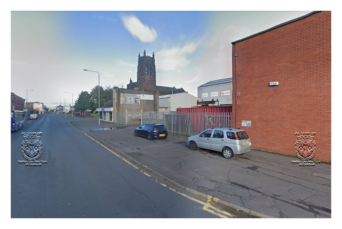 PaisleyPOWT's tweet photo. The changing Face of Paisley
No's 8 - 12 Abercorn Street in the1960's and the same site today, back in the day Forresters for Steel was in the Red Brick building (now Gennaro Glass &amp; Glazing) and O'Mays Bakery and Shop at the other end of the block, now AAA Motorcycles https://t.co/1BBIEmu8gy