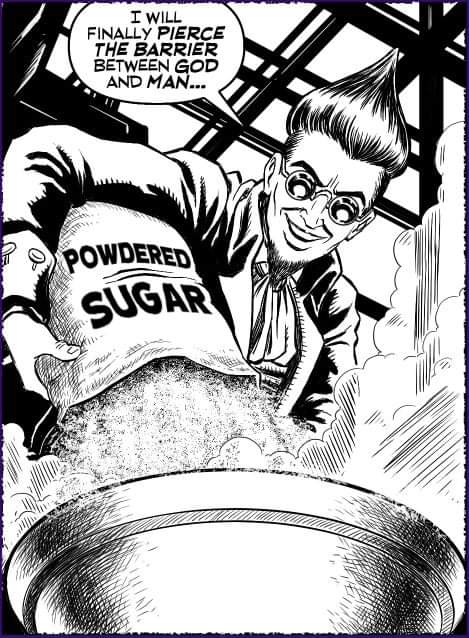 steamrollerman's tweet photo. Finished inking this panel! #makemorecomics #makingcomics #comicbookinking #steamrollerman https://t.co/9NcrpYREpy