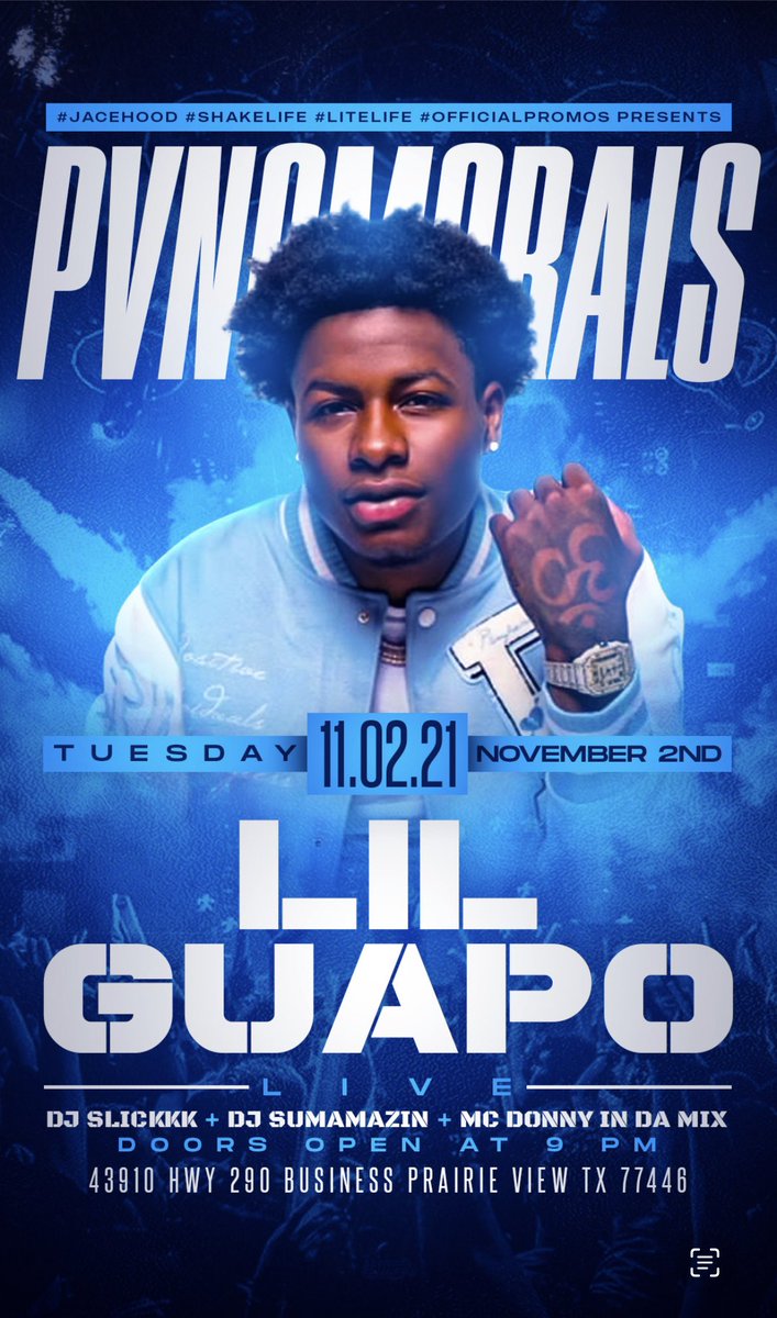 YellaBoyyKg's tweet photo. 🚨#PVHC2k21 PSA🚨
Due to inclement weather on Wednesday #PVNomorals Guapo⛈⛈⛈ will be moved to Tuesday November 2nd so we can still give y’all that homecoming experience y’all be wanting 🤩👯‍♀️🍾 and along with that Ken the Man will be performing at the #PVTAILGATE  Saturday‼️🔥 https://t.co/3oxcfPkqfa