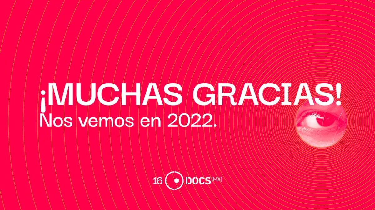 DocsMX's tweet photo. Oficialmente llegamos al final de todo este increíble recorrido de #16DocsMX, gracias por participar en todas nuestras actividades y compartir está experiencia junto a cada persona que forma parte de esta comunidad, esperamos verlos el próximo año con más cosas y más sorpresas. https://t.co/ecfeIbXUz9