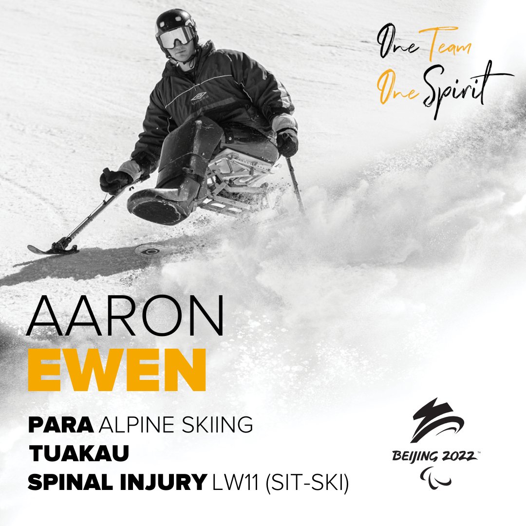 ParalympicsNZ's tweet photo. Paralympians Adam Hall and Corey Peters, and Para athlete Aaron Ewen have been selected to the New Zealand Paralympic Team heading to the Beijing 2022 Winter Paralympics beginning 4 March 2022. Congratulations!

#OneTeamOneSpirit
#Paralympics #Beijing2022 #bringonBeijing https://t.co/sbaggOncmX