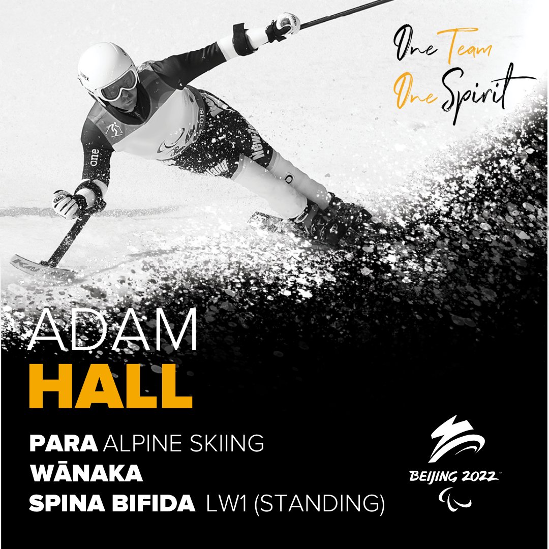 ParalympicsNZ's tweet photo. Paralympians Adam Hall and Corey Peters, and Para athlete Aaron Ewen have been selected to the New Zealand Paralympic Team heading to the Beijing 2022 Winter Paralympics beginning 4 March 2022. Congratulations!

#OneTeamOneSpirit
#Paralympics #Beijing2022 #bringonBeijing https://t.co/sbaggOncmX