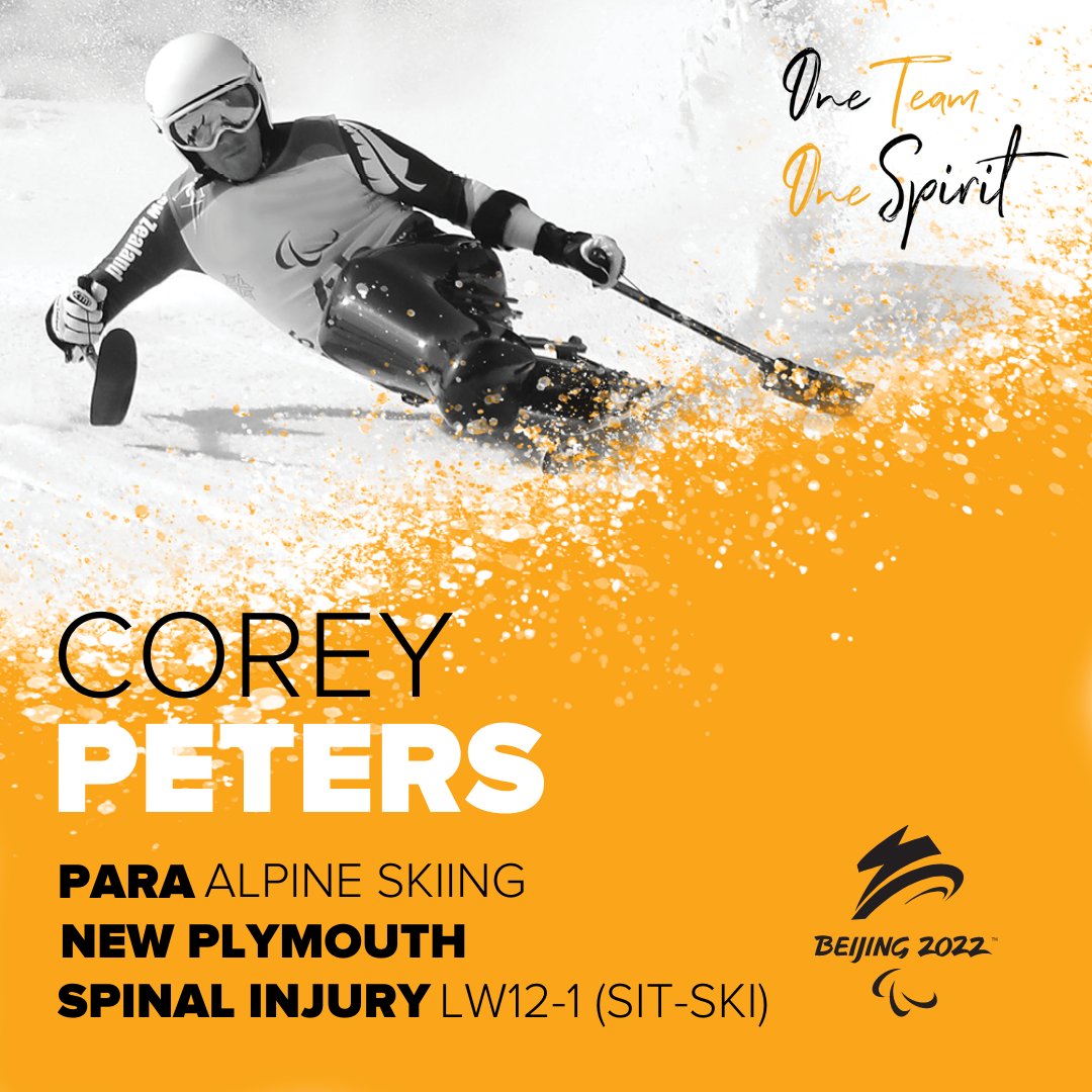 ParalympicsNZ's tweet photo. Paralympians Adam Hall and Corey Peters, and Para athlete Aaron Ewen have been selected to the New Zealand Paralympic Team heading to the Beijing 2022 Winter Paralympics beginning 4 March 2022. Congratulations!

#OneTeamOneSpirit
#Paralympics #Beijing2022 #bringonBeijing https://t.co/sbaggOncmX