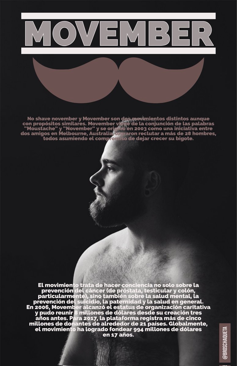 BROSchaqueta's tweet photo. #BrosChaqueta ππ»ππΌππΌππ½ππΎππΏπ¦
#BATORSBOOK NO SHAVE NOVEMBER & MOVEMBER PT2 https://t.co/RF8jM7gppq