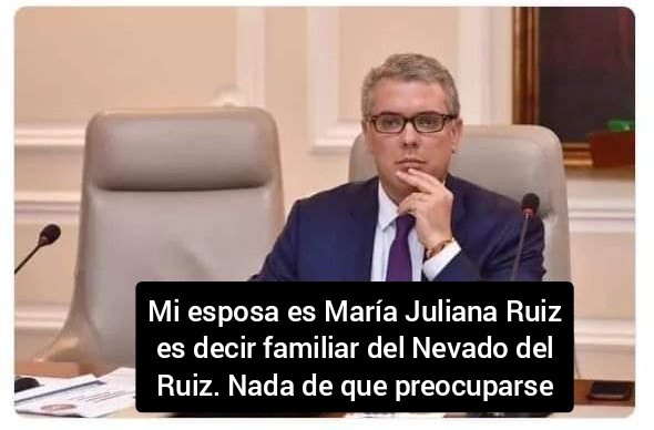 apuestasEasy_'s tweet photo. - Presidente Duque, evacuamos la zona del Volcán Nevado del Ruiz.

- Usaré la lógica de mi padre... https://t.co/TvnglltGKU